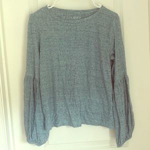 2/30$ LOFT shirt with fun sleeves